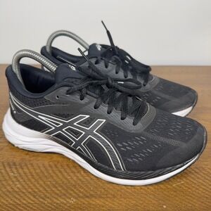 Asics Running Shoes‎ Womens 7 Wide Black Gel Excite 6 Mesh Breathable Athletic